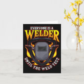 Jeder ist bis zur Prüfung am Ende ein Welfer Karte (Gelbe Blume)