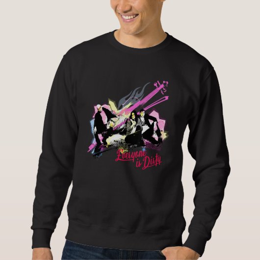 Jeder ist dreckig sweatshirt (Vorderseite)