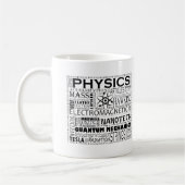 Jeder ist durch Quantenphysik Zitat verwirrt Kaffeetasse (Links)
