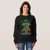 Jeder ist ein bisschen irisch am St. Patrick Day a Sweatshirt (Vorne ganz)