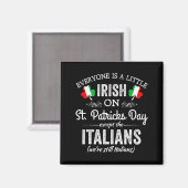 Jeder ist ein bisschen irisch am St. Patrick's Day Magnet (Vorderseite/Rückseite)