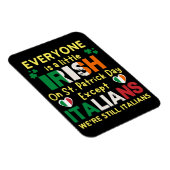 Jeder ist ein bisschen irisch am St. Patrick's Day Magnet (Rechte Seite)