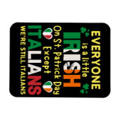 Jeder ist ein bisschen irisch am St. Patrick's Day Magnet (Horizontal)