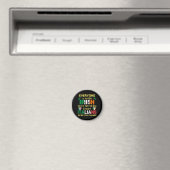 Jeder ist ein bisschen irisch am St. Patrick's Day Magnet (In Situ (Geschirrspüler))