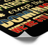 Jeder ist ein kleiner irischer St. Patrick's Day a Poster (Ecke)