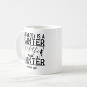 Jeder ist ein Maler, der über viel lustiges Zitat Kaffeetasse (Vorderseite Links)