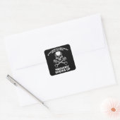 Jeder ist ein Mechaniker, bis eine echte Mechanik Quadratischer Aufkleber (Umschlag)