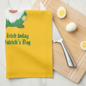 Jeder ist heute irisch geschirrtuch (Viertel Falte)