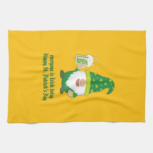 Jeder ist heute irisch geschirrtuch (Horizontal)