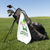 Jeder ist heute irisch golfhandtuch (Gras)