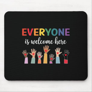 Jeder ist hier Idaho Lehrer 52 willkommen Mousepad
