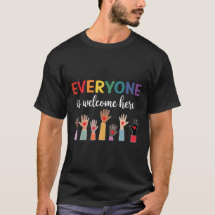 Jeder ist hier Idaho Lehrer 52 willkommen T-Shirt