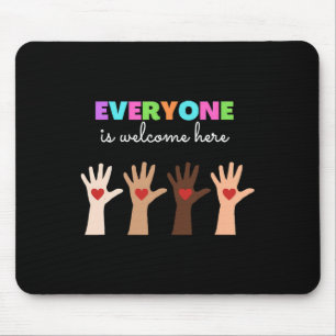 Jeder ist hier Idaho Lehrer 72 willkommen Mousepad