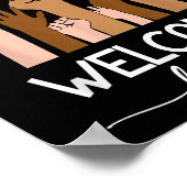 Jeder ist hier Idaho Lehrer für Männer Frauen will Poster (Ecke)