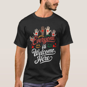 Jeder ist hier Idaho Lehrer T - Shirt willkommen