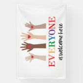 Jeder ist hier Idaho Lehrer willkommen Banner (Vertikal)