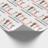 Jeder ist hier Idaho Lehrer willkommen Geschenkpapier (Ecke)