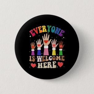 Jeder ist hier in Idaho Lehrerstuhl willkommen Button