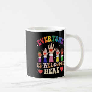 Jeder ist hier in Idaho Lehrerstuhl willkommen Kaffeetasse