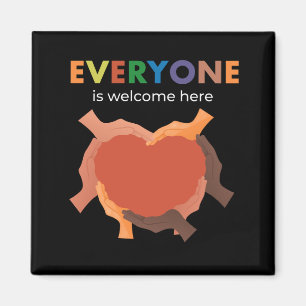 Jeder ist hier willkommen, Diversity Inklusion gle Magnet