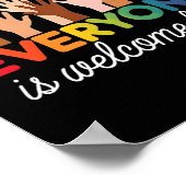 Jeder ist hier willkommen, Idaho Lehrer Support Poster (Ecke)