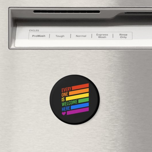 Jeder ist hier willkommen magnet (In Situ (Geschirrspüler))