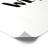 Jeder ist hier willkommen poster (Ecke)