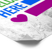 Jeder ist hier willkommen poster (Ecke)