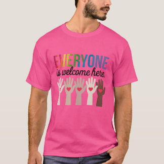 Jeder ist hier willkommen T-Shirt
