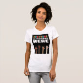 Jeder ist hier willkommen T-Shirt (Vorne ganz)