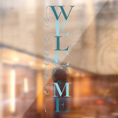 Jeder ist Willkommen Business Shop Deco Fensteraufkleber (Blatt 2)