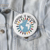 Jeder ist willkommen button (Beispiel)