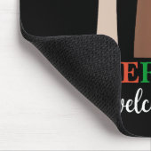Jeder ist willkommen hier Idaho Lehrer 73 Mousepad (Ecke)