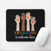 Jeder ist willkommen hier Idaho Lehrer 73 Mousepad (Mit Mouse)
