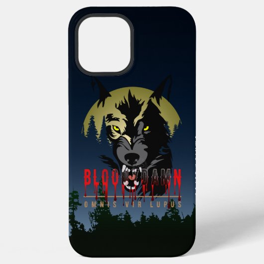 Jeder ist Wolf iPhone Hülle (Rückseite)