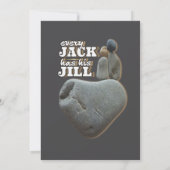Jeder Jack hat seinen Jill - Liebe Regeln Kunst ge Einladung (Rückseite)