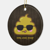 jeder kackt keramik ornament (Links)