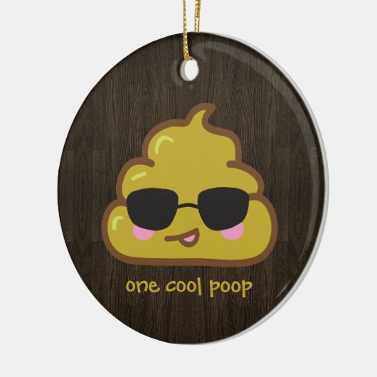 jeder kackt keramik ornament (Links)