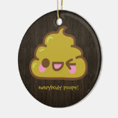 jeder kackt keramikornament (Links)