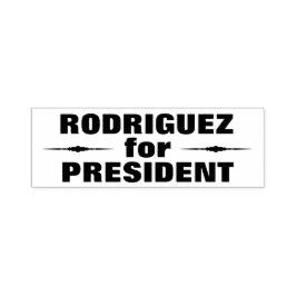 Jeder Kandidat eines Amtes politischen Permastempel