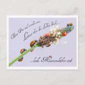 Jeder kann ein bisschen mehr Glück benutzen! Postkarte (Vorderseite)