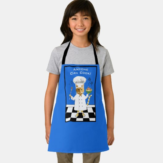 Jeder kann kochen! Blue Kitty Schürze (Small) (Insitu)