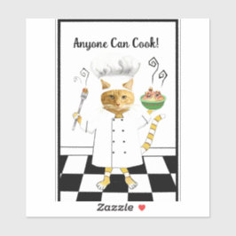 Jeder kann Vinyl-Aufkleber nach Maß kochen Aufkleber