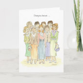 Jeder kennt Freunde Karte (Vorderseite)