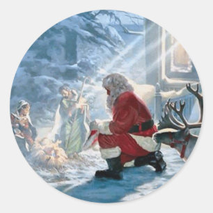 Jeder Kniebeutel Runder Aufkleber