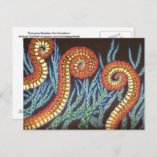 Jeder kommt irgendwie raus postkarte (Vorne/Hinten)