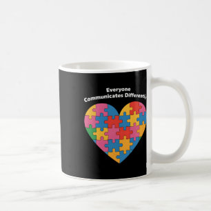 Jeder kommuniziert anders Autismus-Inklusion Kaffeetasse