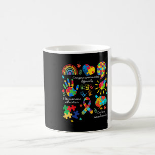 Jeder kommuniziert anders Autismus Neurodive Kaffeetasse