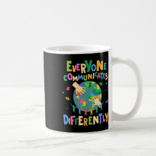 Jeder kommuniziert anders Autismus-Welt Kaffeetasse