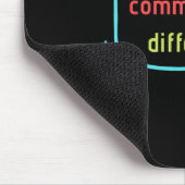 Jeder kommuniziert anders clic mousepad (Ecke)